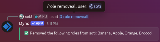 /role removeall command example