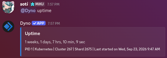 uptime command example