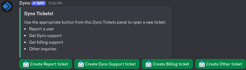 A linked panel that includes 4 buttons in total
